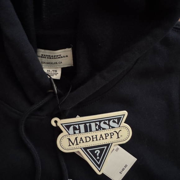 Madhappy Guess Jeans Navy Hoodie - Picture 3 of 3